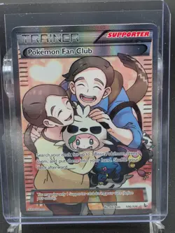 Pokemon Fan Club (106 Full Art) 106/106 Flashfire Holo - Image 1