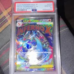 Pokemon Mega Charizard X ex Mega Attack Rare M2a Japanese 2025 223/193 PSA 10 - Image 1