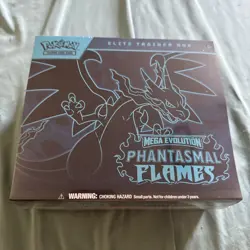 Pokemon TCG Mega Evolution Phantasmal Flames Elite Trainer Box ETB New Sealed - Image 1