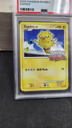 2009 ZAPDOS POKEMON RUMBLE POKEMON TCG PSA 6 EX-MT #8/16 - Image 4