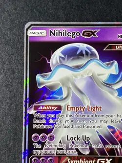 Pokemon Nihilego GX TCG 49/111 Sun & Moon Crimson Invasion Ultra Rare Holo Card - Image 3