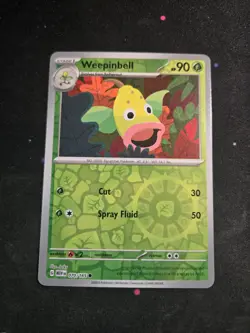 Weepinbell 070/165 Common 151 Pokemon Reverse Holo NM - Image 1