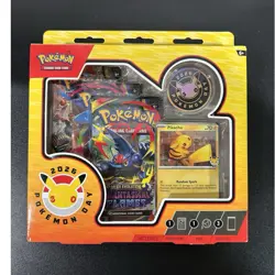 Pokemon TCG Pokemon Day 2026 30th Anniversary Promo Pikachu & 3 Booster Packs - Image 1