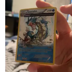 Pokemon Gyarados Θ Double Holo 21/98 XY Ancient Origins TCG 130 HP - Image 1