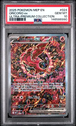 Pokemon Oricorio Ex MEP En Ultra Premium Collection #024 PSA 10 Gem Mint - Image 1