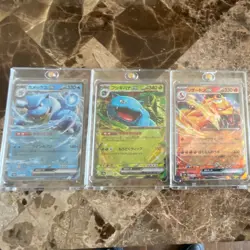 Pokemon GX Holo Lot Blastoise Venusaur Charizard Japanese 3 Cards - Image 1