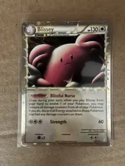 Pokemon Blissey Prime 106/123 HGSS HeartGold SoulSilver Holo Rare LP - Image 1