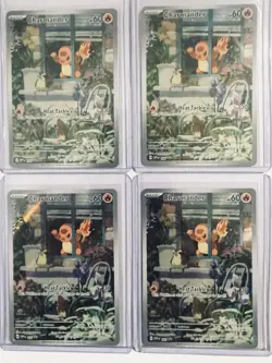 Pokemon 151 Charmander Illustration Rare Lot (6x) NM/M Pack Fresh - Image 3
