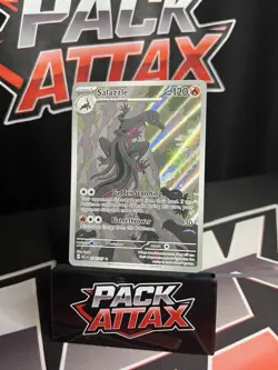 Pokemon TCG Ascended Heroes Salazzle 224/217 Illustration Rare Full Art Holo - Image 1