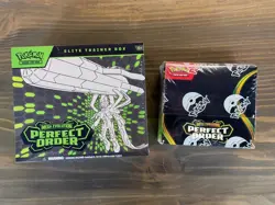 Pokemon Perfect Order Booster Box & Elite Trainer Bundle Set of 2 New Sealed - Image 1