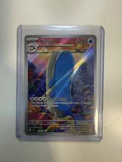 Pokemon Wailord Sv09: Journey Together Illustration Rare Holo 162/159 - Image 1