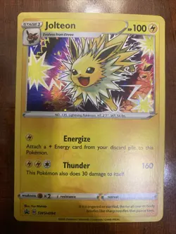 Pokemon Jolteon SWSH094 Battle Styles Black Star Promo Holo NM/M ⚡ - Image 1