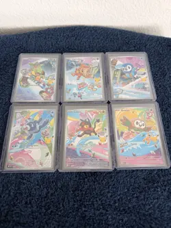 Pokemon First Partner Illustration Promo Sinnoh And Alola Starters NM Holo Cards - Image 1