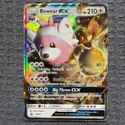 Pokemon Card Black Star Promo - 2017 Bewear GX SM34 - Image 1