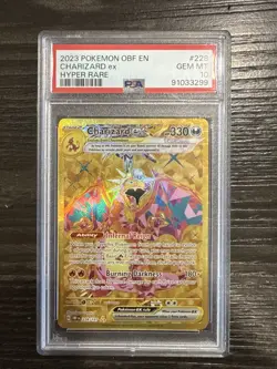 POKEMON CHARIZARD EX OBSIDIAN FLAMES 228/197 PSA 10 GEM MINT HYPER RARE 228 - Image 1