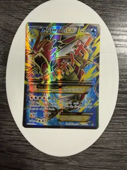 Pokemon XY Breakpoint M Gyarados EX Full Art Holo Ultra Rare Card 115/122 - Image 1