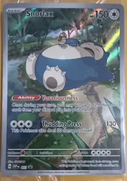 Pokemon Snorlax Promo 051 SV: Scarlet & Violet Promo Cards 2023 English SEALED - Image 1