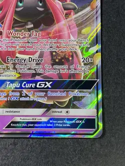 Pokemon TCG Tapu Lele GX Holo Ultra Rare Sun & Moon: Guardians Rising 60/145 NM - Image 5
