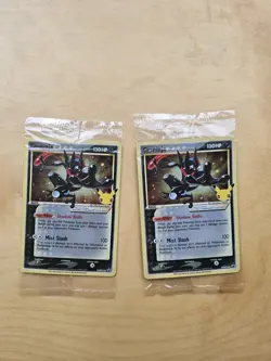 Pokemon Sealed Greninja Gold Star x 2 SWSH144 Celebrations Promo - Image 1
