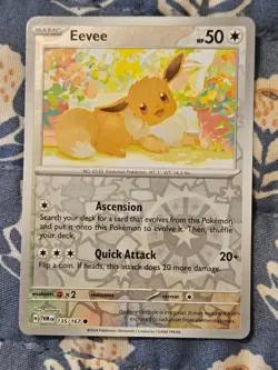 Eevee Reverse Holo - 135/167 - Twilight Masquerade Pokemon 2024 - Image 1