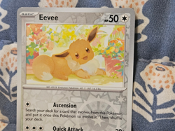 Eevee Reverse Holo - 135/167 - Twilight Masquerade Pokemon 2024 - Image 3