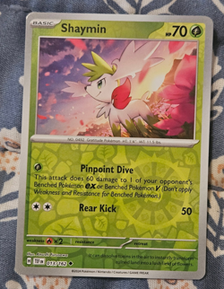 Shaymin Reverse Holo 013/162 Sv05: Temporal Forces Pokemon - Image 1
