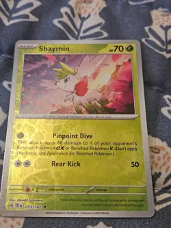 Shaymin Reverse Holo 013/162 Sv05: Temporal Forces Pokemon - Image 2