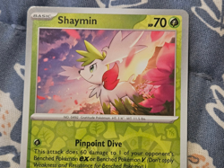 Shaymin Reverse Holo 013/162 Sv05: Temporal Forces Pokemon - Image 3