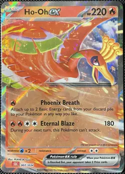 Ho-oh ex 007/034 Trading Card Game Classic Holo - Pokemon Card - Image 1