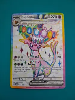 Espeon Ex #175 Scarlet & Violet Prismatic Evolutions. Pokemon Promo - Image 1