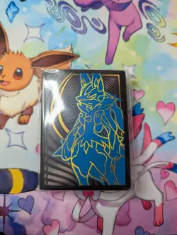 Pokemon Mega Evolution Card Sleeves 65 Mega Lucario Brand New Sealed Mint - Image 1