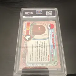 2000 Topps Chrome Pokemon T.V. Sparkle #50 Diglett PSA 9 MINT - Image 2