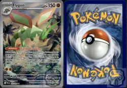 Flygon 101/094 Illustration Rare Phantasmal Flames Pokemon Holo NM/M - Image 2