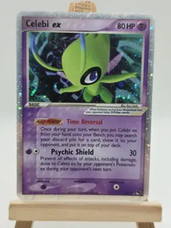 Celebi ex 017/017 Pop Series 2 Holo Ultra Rare Pokemon TCG Nintendo promo - Image 1