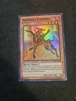 Flamvell Firedog - unlimited LP AP01-EN004 SUPER RARE - YUGIOH - Image 1