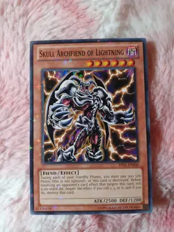 Yu-Gi-Oh! Skull Archfiend of Lightning - BP01-EN006 - Rare - 1st Edition - Image 1