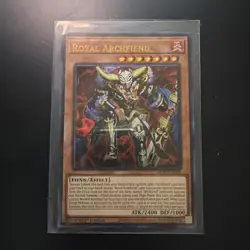 Yugioh! Royal Archfiend BPRO-EN014 Ultra Rare Burst Protocol 1st Edition NM - Image 1
