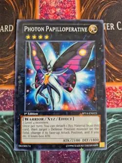 Yu-Gi-Oh! TCG Photon Papilloperative SP14-EN025 Starfoil 1st Edition Near Mint - Image 1