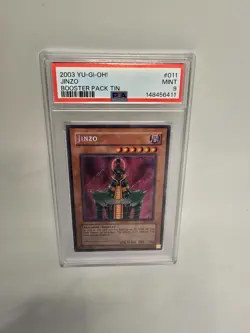 2003 Yu-Gi-Oh! Jinzo BPT-011 PSA 9 MINT recently Graded New Cert - Image 1