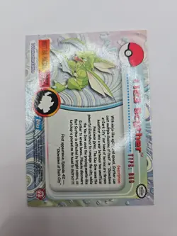 Pokemon Card Topps Scyther #123 TVA Edition - Image 2