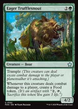 Eager Trufflesnout x4 4x Foundations NM MTG - Image 1