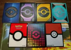 Poke Ball Card Sleeve Set Of 7! - Image 1