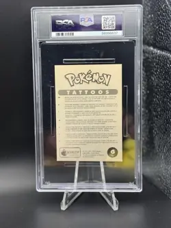 2000 Merlin Pokemon Tattoos Gengar Blastoise PSA 6 EX-Mint - Image 2