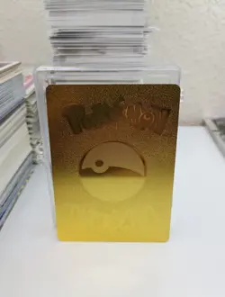Pokemon gold metal Inspired Rainbow Card Gengar&Mimikyu GX For Display Art Gift - Image 2