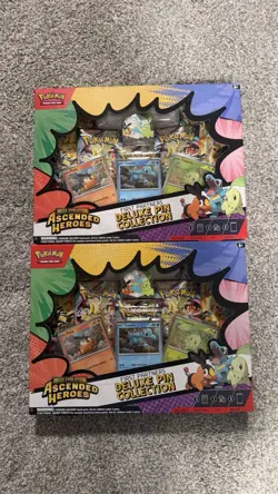Pokemon Ascended Heroes First Partners Deluxe Pin Collection / LOT OF 2 - Image 1