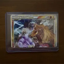 Entei & Raikou Legend 90/95 Unleashed Ultra Rare Holo 140 HP English Pokemon TCG - Image 1