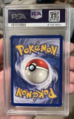 Pokemon TCG Magneton 9/102 Base Set Holo 1st Edition French 1999 PSA 7 - Image 2