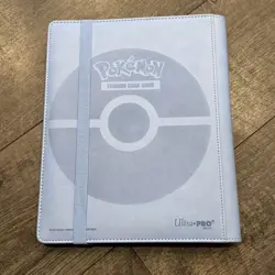 PREOWNED Elite Series Lucario 9 Pocket Ultra PRO Blue Binder Pokemon 360 Cards - Image 2