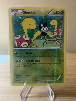 Pokemon TCG Shuckle 3/113 Reverse Holo Lightly Played Card English 2013 - Image 1