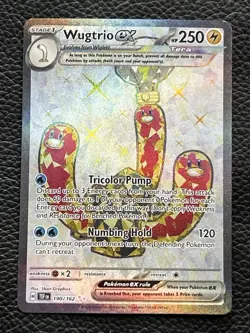 Pokemon Wugtrio ex 190/162 Ultra Rare Temporal Forces SIR - Image 1